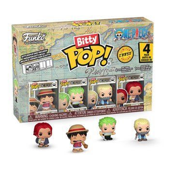 Набір ігрових фігурок Bitty POP! - Луффі (4 фігурки в ас.) 86892 фото