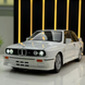 BMW M3 E30 1991 белая масштаб 1:24  1901-440 фото 2