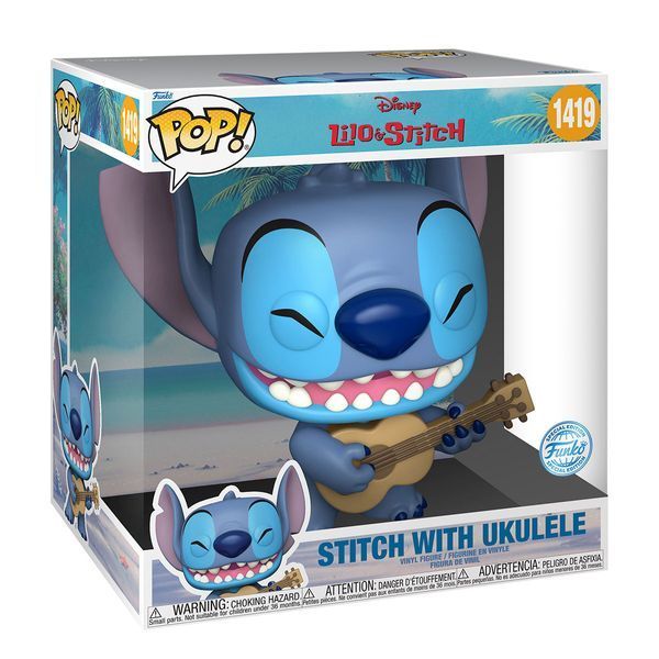 Ігрова фігурка Funko POP! серії Jumbo - Стіч з укулеле 76786 фото