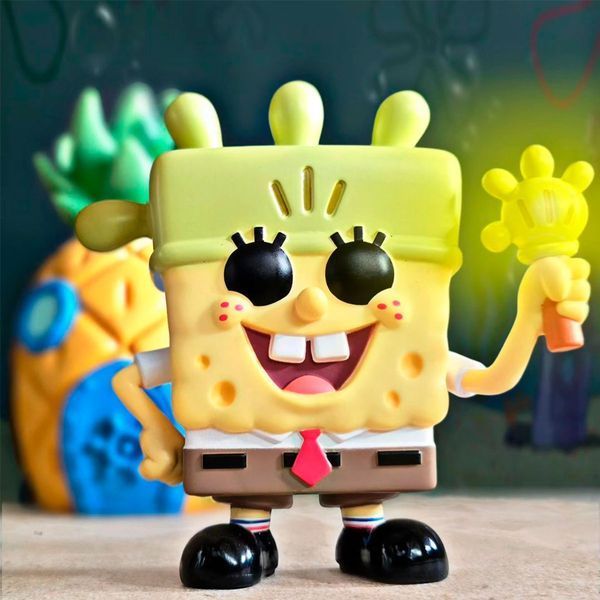 Игровая фигурка Funko POP! - Губка Боб с перчаткой-фонариком 75734 фото