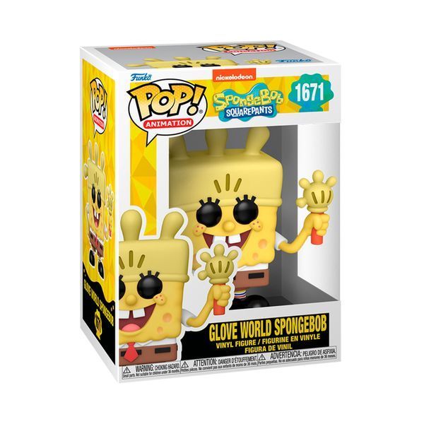 Игровая фигурка Funko POP! - Губка Боб с перчаткой-фонариком 75734 фото