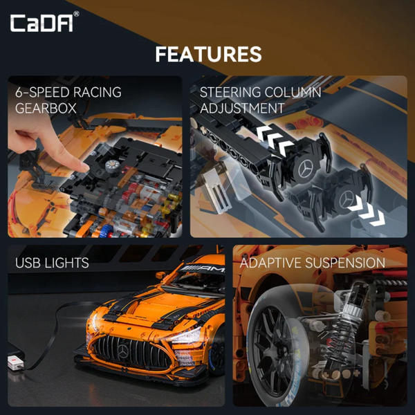 Конструктор CaDA Master 1:8 Mercedes-AMG GT3 (C64008W) C64008W фото