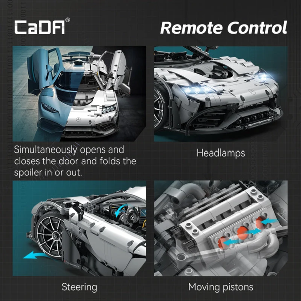 Конструктор CaDA Master 1:8 Mercedes-AMG ONE (C61503W) C61503W фото