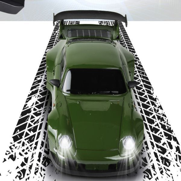 Машинка на радиоуправлении Porsche 911 зеленый для дрифта S814-2 фото