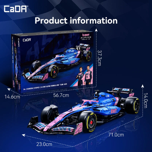 Конструктор CaDA 1:8 Alpine A525 Formula 1 Car (C64012W) C64012W фото