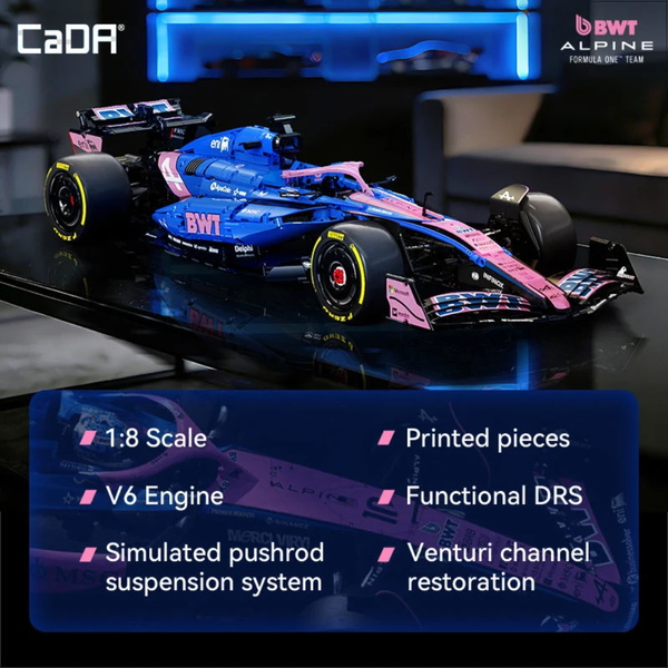Конструктор CaDA 1:8 Alpine A525 Formula 1 Car (C64012W) C64012W фото