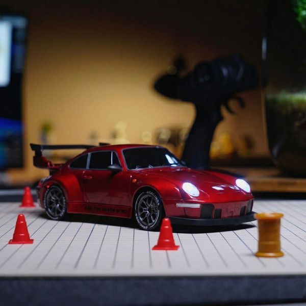 Машинка на радиоуправлении Porsche 911 красный для дрифта S814-2 фото