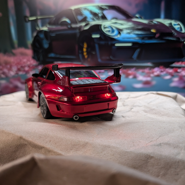 Машинка на радиоуправлении Porsche 911 красный для дрифта S814-2 фото