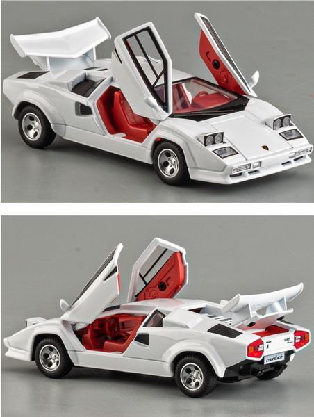 Lamborghini Countach 1989 белая масштаб 1:32  M-LAM фото