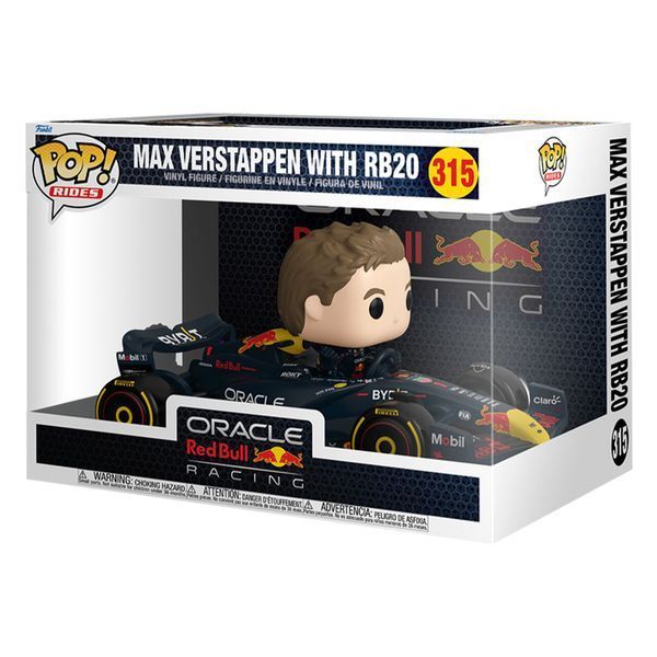 Игровая фигурка Funko POP! Rides серии Формула-1 &ndash; Макс Ферстаппен с RB20 83921 фото
