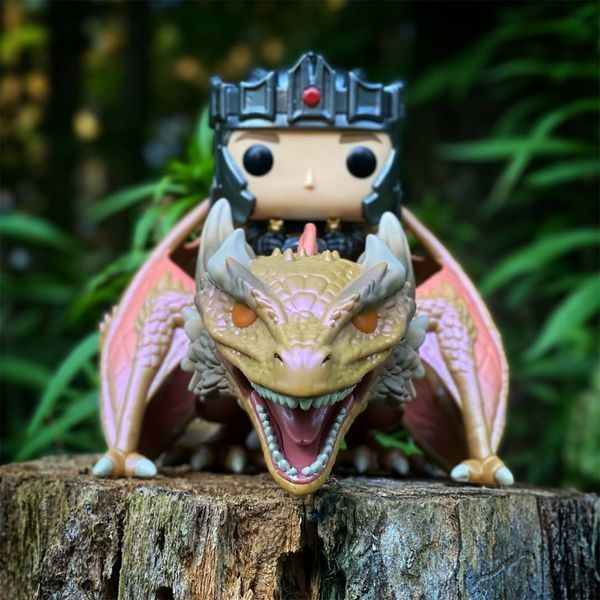 Ігрова фігурка Funko POP! Rides серії Дім Дракона S4 - Ейґон Тарґарієн і Сонцежар 83460 фото