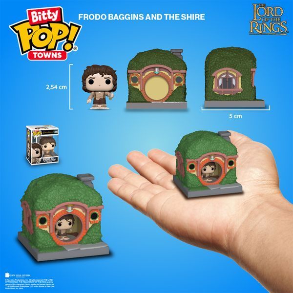 Набор фигурок Bitty POP! Town - Фродо Бэггинс и хижина 83685 фото