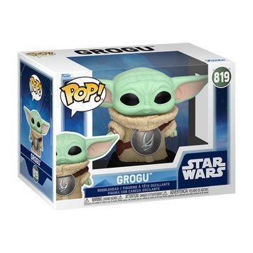 Ігрова фігурка Funko POP! серії Мандалорець - Ґроґу з бронею Брудорога 90447 фото