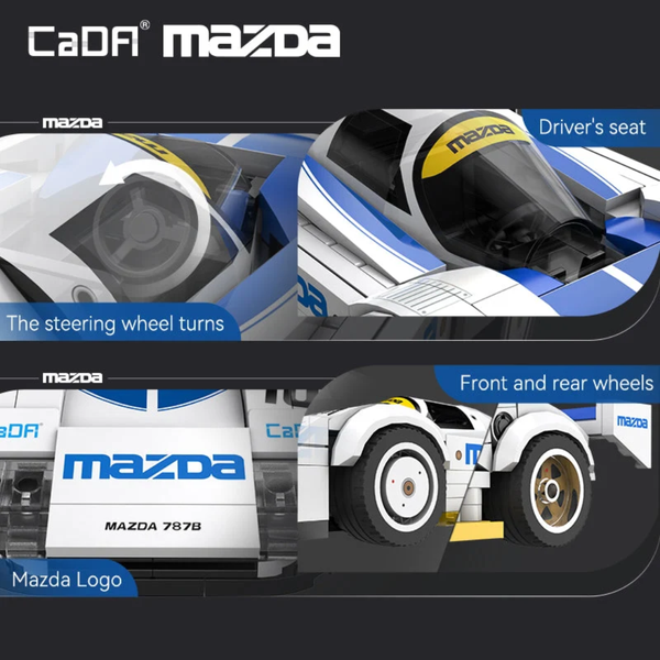 Конструктор CaDA 1:24 Mazda 787B #18 1991 (C55029W) C55029W фото