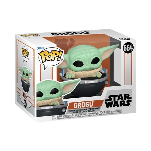 Ігрова фігурка Funko Pop! серії Мандалорець - Малюк Ґрогу у візочку 76551 фото