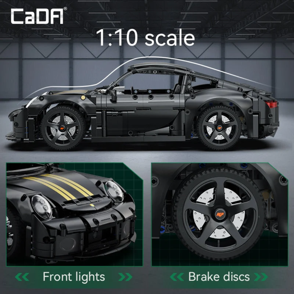 Конструктор CaDA Porsche 911 Black Edition (C63006W): Суперкар 1:10 C63006W фото