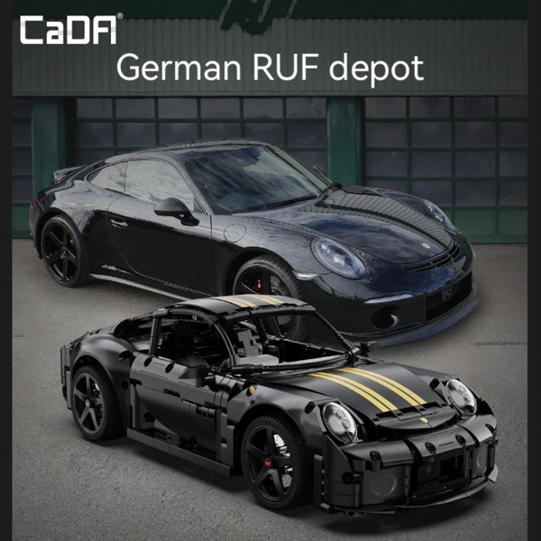 Конструктор CaDA Porsche 911 Black Edition (C63006W): Суперкар 1:10 C63006W фото